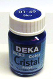 Glasmalfarbe Deka Cristal 25ml blau